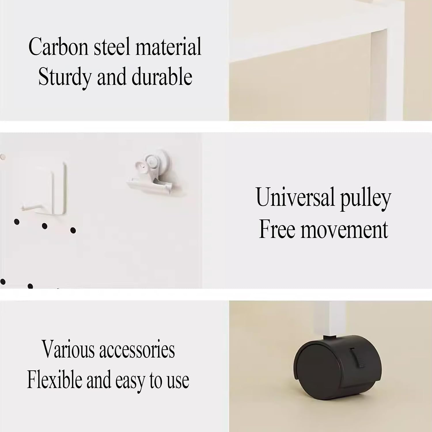 Office Storage Cabinet with Doors for Self Emptying Robot Vacuum Cleaner, Robot Vacuum Kitchen Pantry Storage Cabinet with Adjustable Shelf, End Side Table