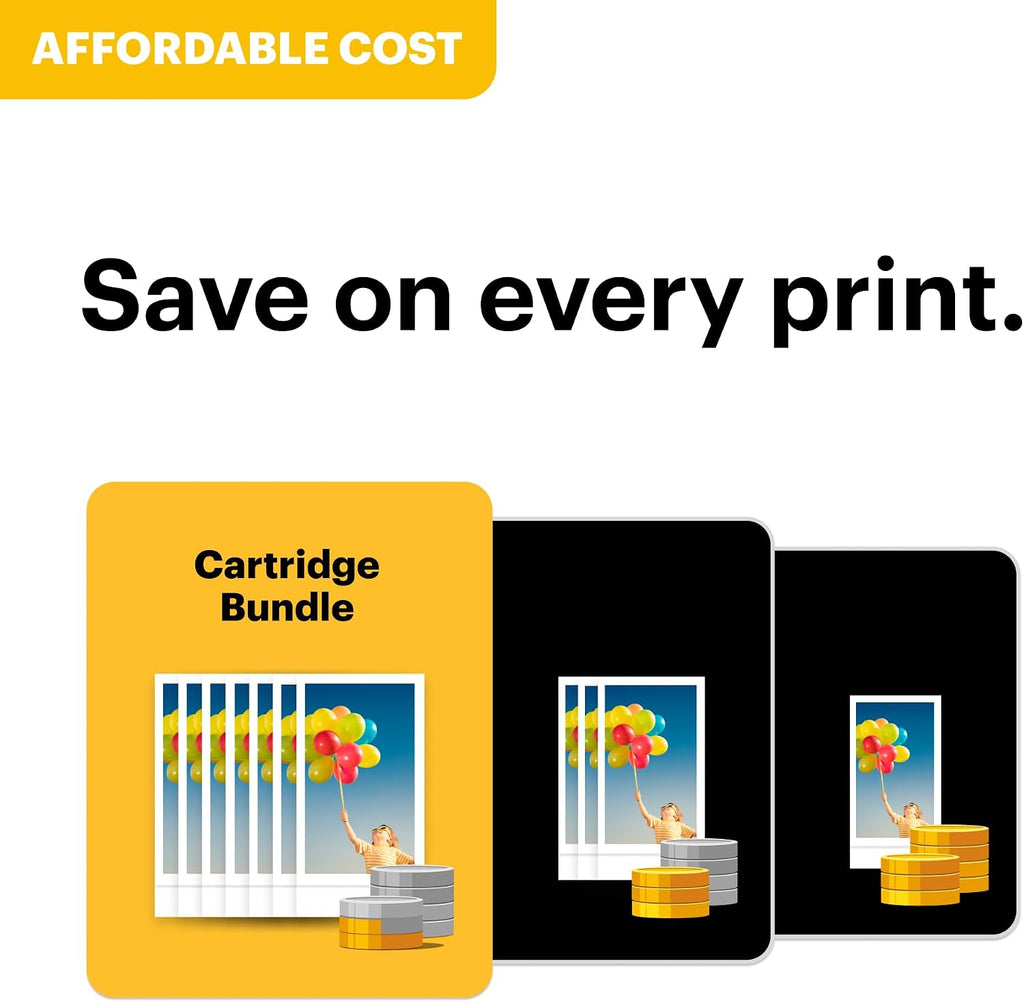 KODAK Mini Shot 2 ERA 2x3' Instant Digital Camera & Photo Printer, 38 Sheets, 2-in-1 Portable Print Camera, Bluetooth Smartphone Printer for iPhone & Android, 4PASS Dye Sublimation, Black