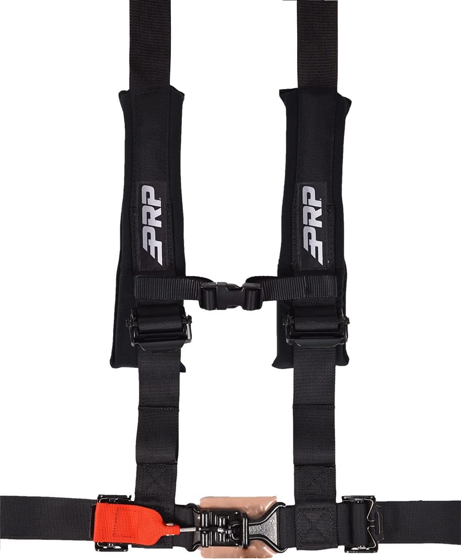 PRP Seats 4 Point 2' Surelatch Harness with 2' Padding - EZ Adjusters, Removable Strap