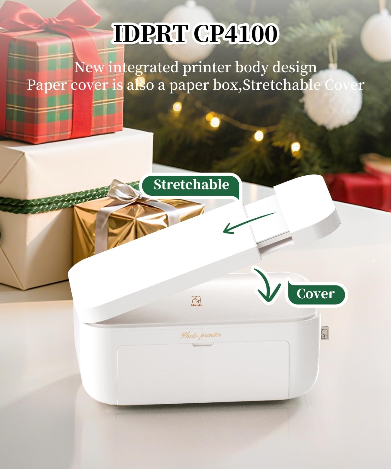 iDPRT 4x6 Photo Printer - 108 Sheets & 2 Ribbon, Instant Picture Printer for iPhone, Android - Thermal Dye Sublimation, WI-Fi Connnecting, Color Photo Printers for Home Use