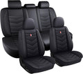 Car Seat Covers Fit for Toyota Sienna 2000-2025, Leather Seat Covers for Car, Waterproof Non-Slip Durable Car Seat Protector(5 Seats,Black)