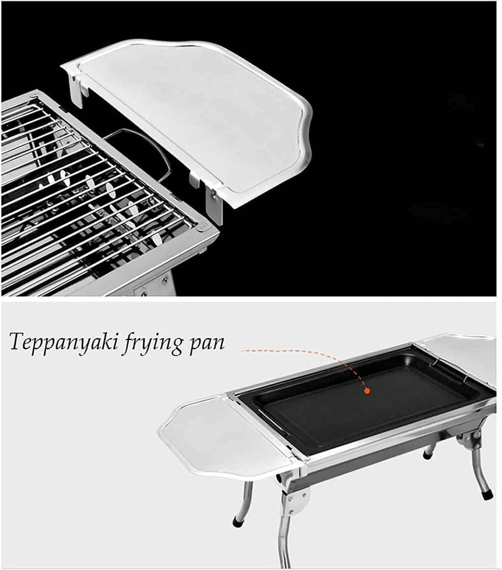 IRYZE Portable Charcoal Grill Portable Barbecue Grill Folding BBQ Charcoal Grill for Outdoor Camping Hiking Cooking Picnic BBQ Grill for Outdoor