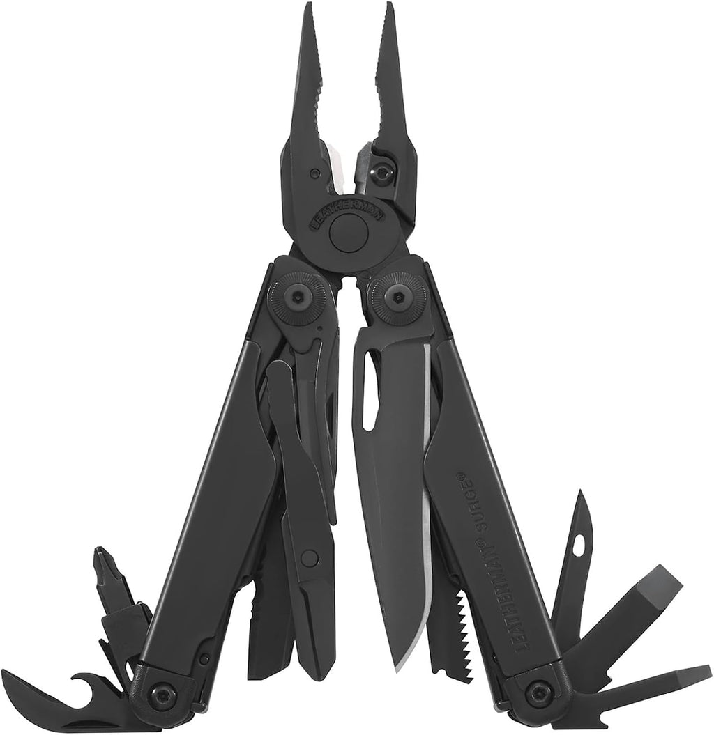 LEATHERMAN, Surge, 21-in-1 Heavy-Duty Multi-tool for Work, Home, Garden, DIY & Auto, Black