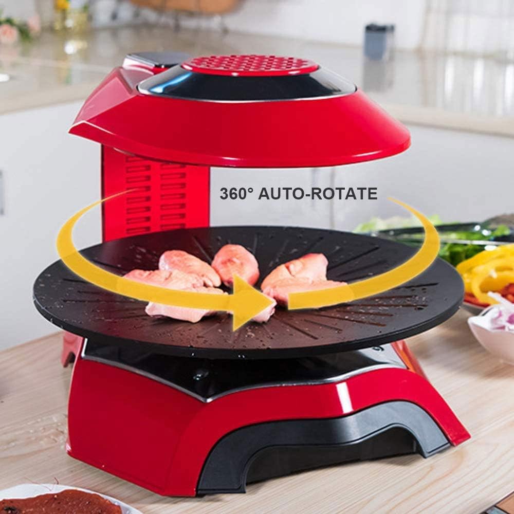Electric Grill, Home Grill, Smokeless Electric Grill Pan, Non-stick Korean Barbecue Pot, Suitable for Parties, Camping