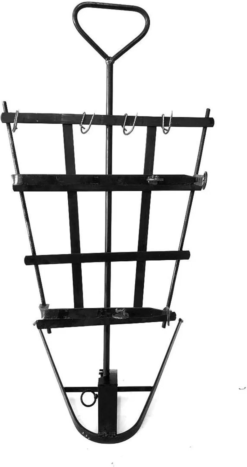Heavy duty Iron Cross Argentinian asador grill Made in Argentina - Premium Argentine Grill - Parrilla Asado (32 in)
