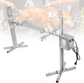 Electric Outdoor Pig Grill with Automatic Rotation, Stainless Steel, Auto Rotate, Adjustable Height, 45W Input, for Home Use