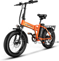 Aelith Folding Electric Bike for Adults–20'x3' Fat Tire, 48V Removable Battery, All-Terrain E-Bike with 7-Speed, Front Suspension – Powerful Foldable Ebike for Commuter