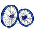 KKE 1.6 * 19' & 1.85 * 16' E-Moto Wheels Takasago EXCEL Rims Fit Surron Light Bee-x 2019-2025 Blue hub/Black Spoke Dirt Electric Bike