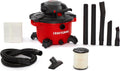 CRAFTSMAN CMXEVBE17606 12 Gallon 6.0 Peak HP Wet Dry Vac with Detachable Leaf Blower, Portable Shop Vacuum Wet and Dry with Filter, Dust Bag, Hose and Attachments for Garage, Outdoor Cleaning