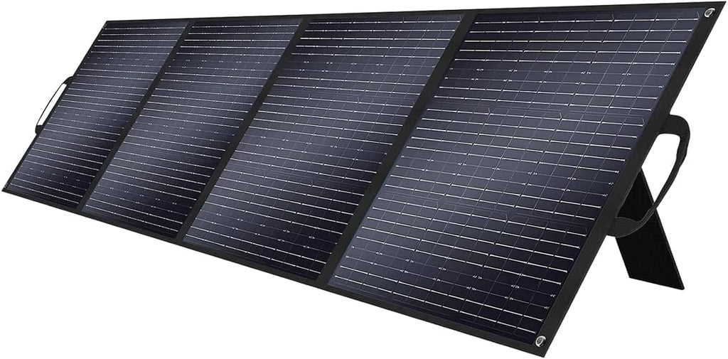 Greenery SolarPlay 200watt Portable Solar Panel, 18V Foldable Solar Panel Design (13.4lbs), 23.4% High-Efficiency Monocrystalline Solar Cell for RV, Camping, Home, Backup