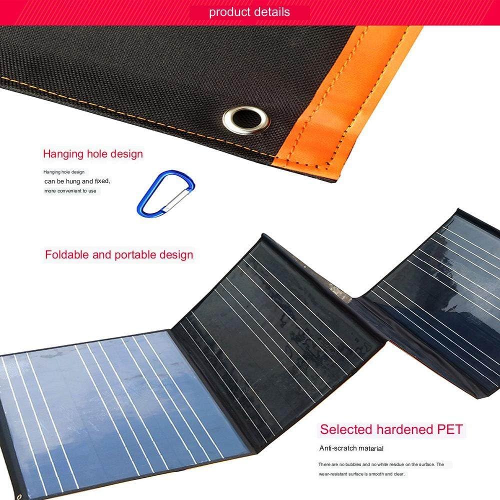 600W Foldable Solar Panel Monocrystalline Solar Module Portable Solar Charging Panel for Outdoor Solar Generator Camping Garden Rv,600W