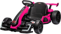 Nasitip 24V Electric Go Kart,300W Powerful Drift Kart for Kids, Electric Pedal Kart,with 300W Strong Motor, Drift/Sport Mode, Big Battery, Eva Tire,Length Adjustmen for Outdoor Racing Toy (Rose)