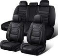 Fit for Gmc Yukon 2000-2025 Custom Seat Covers, PU Leather Car Seat Covers, Full Coverage Protection, Thick Cushioning Seat Protectors(Standard Full Set/Black)
