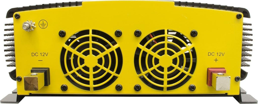 Go Power 1750 Watt Heavy-Duty Modified Pure Sine Wave Power Inverter, 12V to 120V AC - 3 AC Outlets for Standard Appliances - Lightweight, Portable Solution for RVs, Boats, Trucks, & Emergency Backup