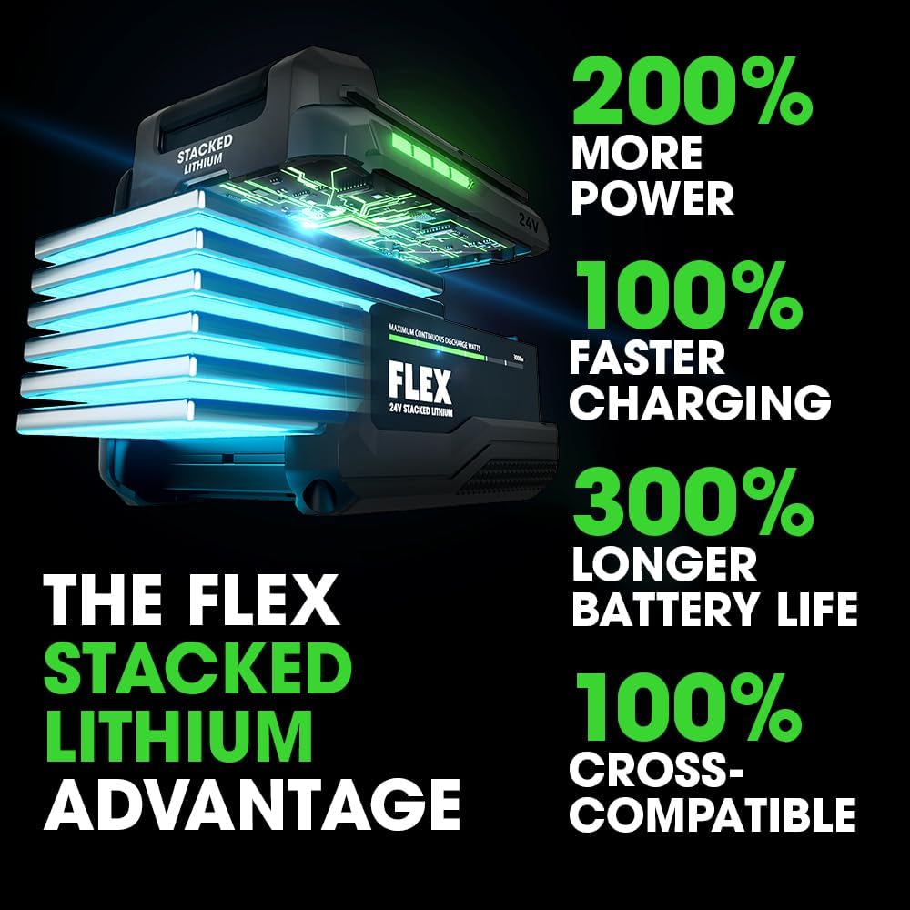 FLEX 24V Brushless Cordless 10-Inch Table Saw Tool Only, Battery and Charger Not Included - FX7221-Z