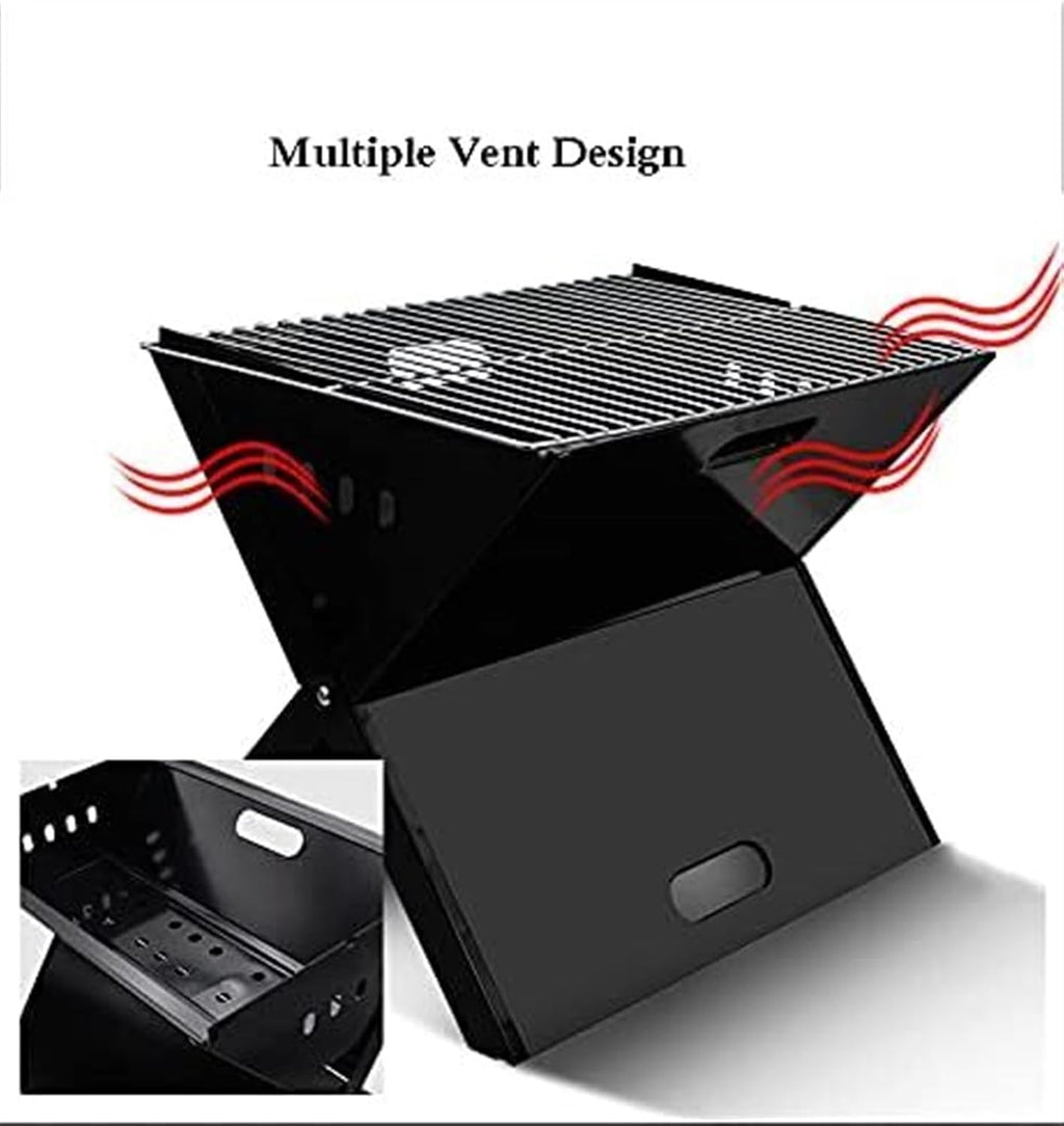 Barbecue Charcoal Grill Outdoor Folding Charcoal Grill Portable Barbecue Grill Lightweight Table Grill For Camping Portable Charcoal Grill