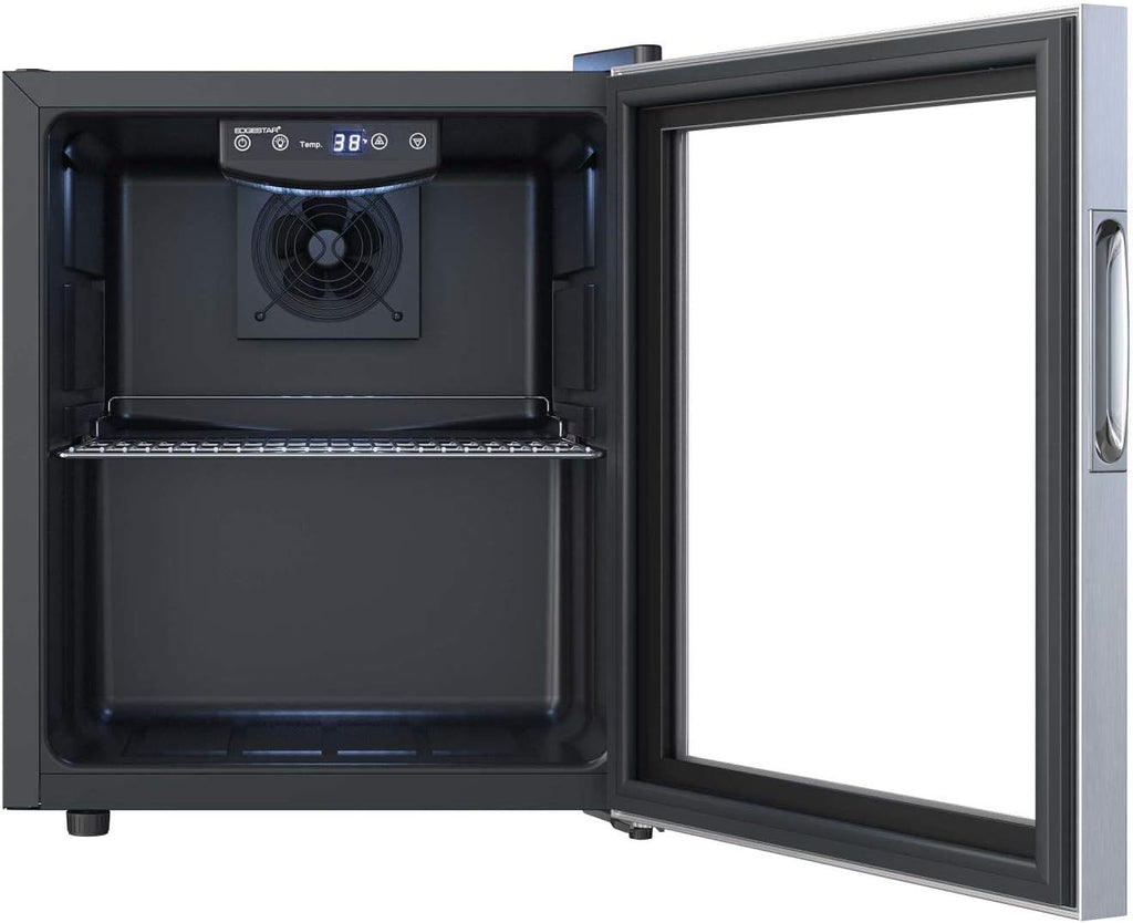 EdgeStar BWC71 18 Inch Wide 52 Can Capacity Extreme Cool Beverage Center - Stainless Steel