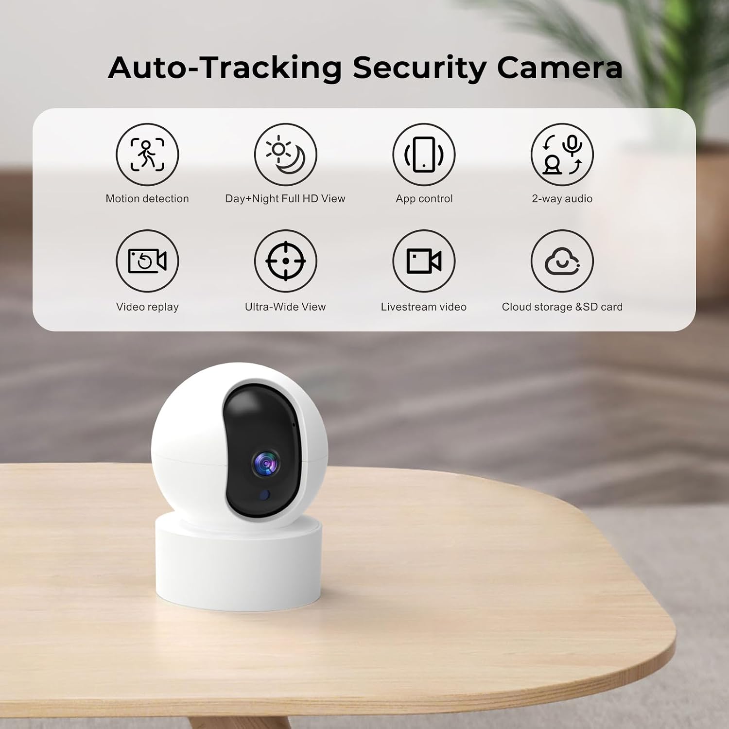 Home Security System with WiFi 2MP HD Secutity Camera,17 Piece Alarm Kits Home Security Camera System,Compatible with Alexa,Google Assistant, No Contract Required,