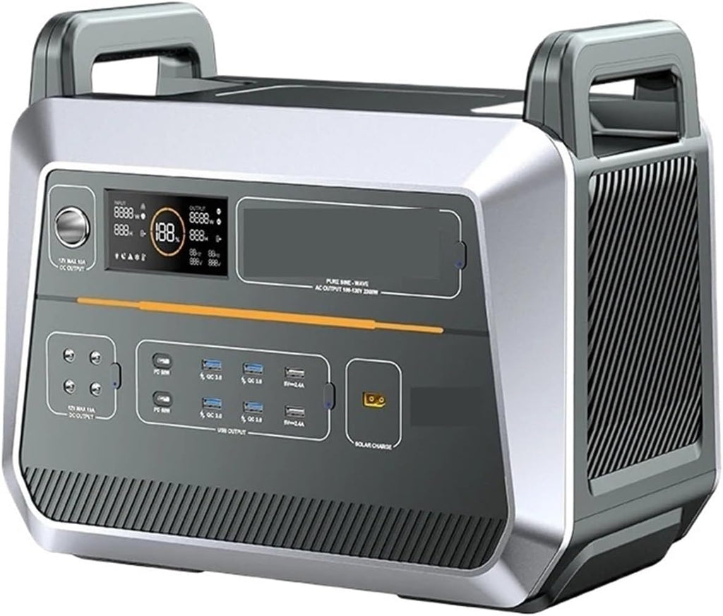 Power Station, 220V Emergency Power Supply 2000W Portable Outdoor,for Outdoor Camping Home