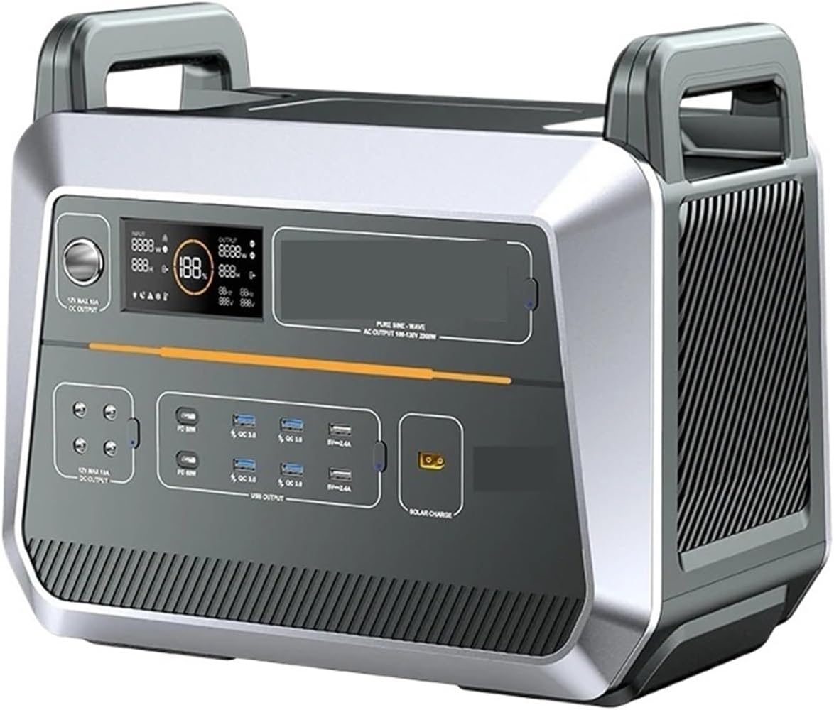 Power Station, 220V Emergency Power Supply 2000W Portable Outdoor,for Outdoor Camping Home