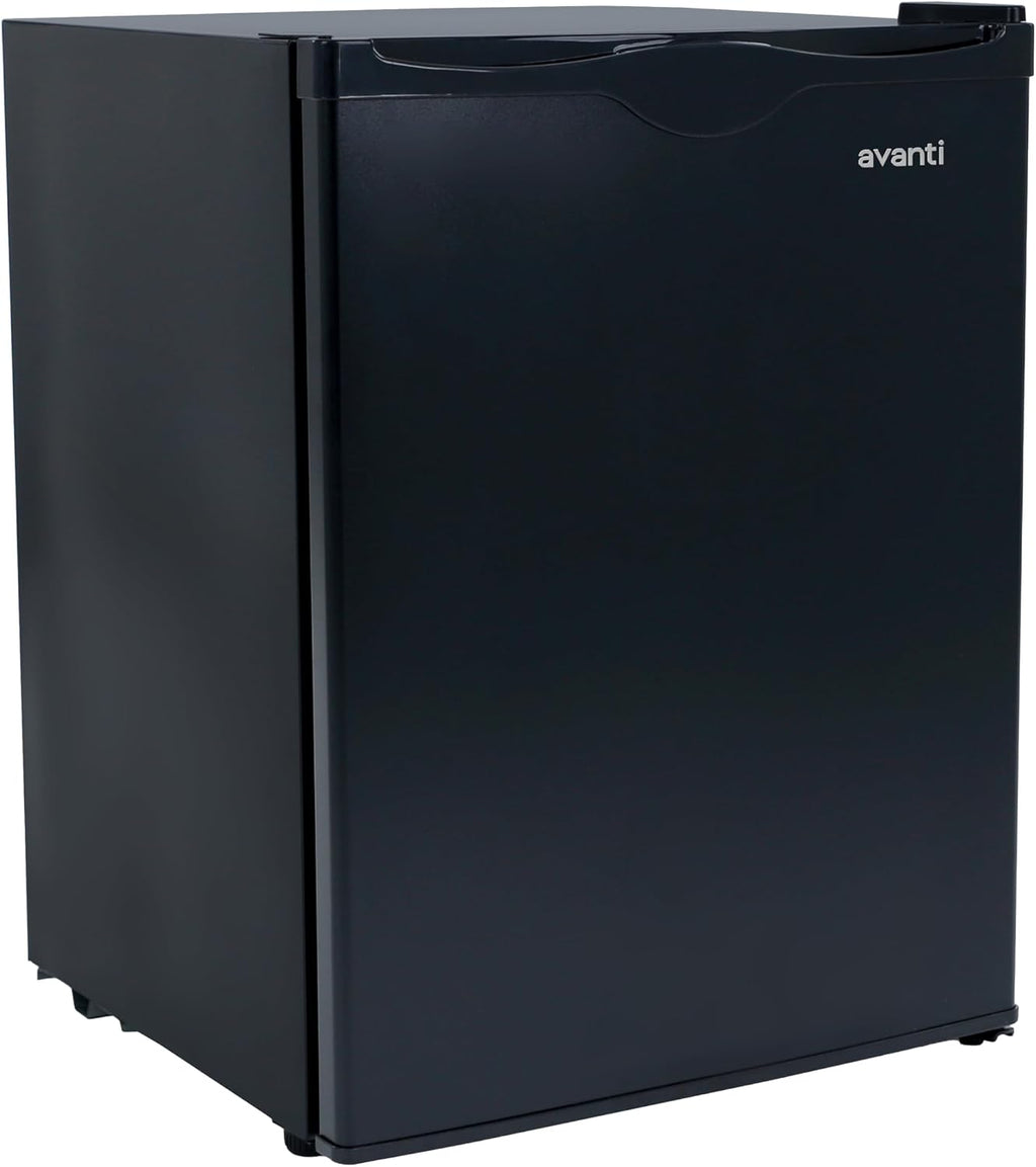 Avanti Mini Fridge for Home Office or Dorm, Auto Defrost with Reversible Door, Energy Star Rated, 2.2 Cu. Ft., Black