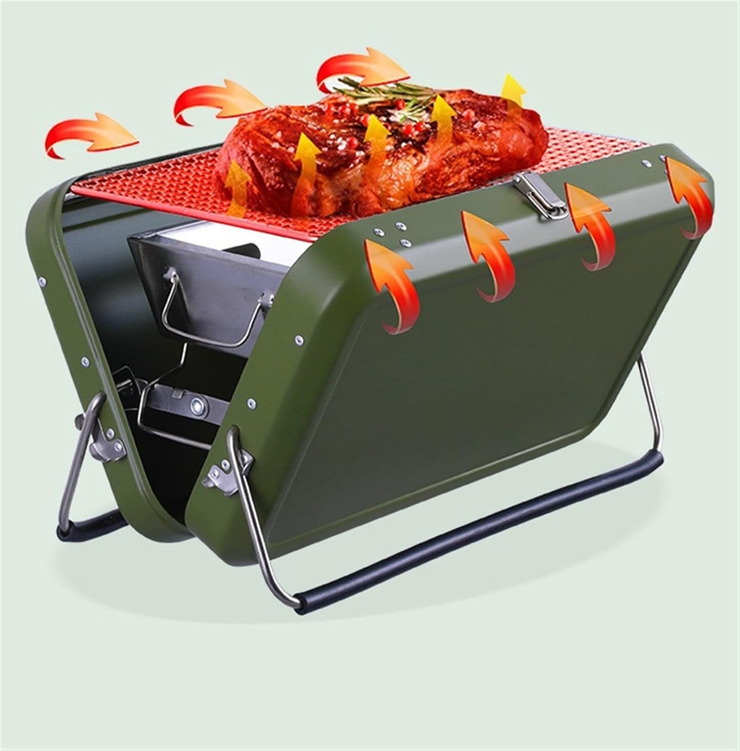 Portable Charcoal Grill Outdoor Charcoal Grill Barbecue Grill Stainless Steel Portable Folding Tools Grill BBQ Grill for Outdoor