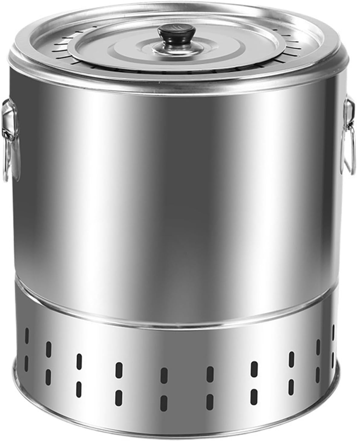 Stainless Steel Smokeless 360° Rotating BBQ Charcoal Grill 20 Skewer 2 in 1 Portable Grill for Picnics Camping