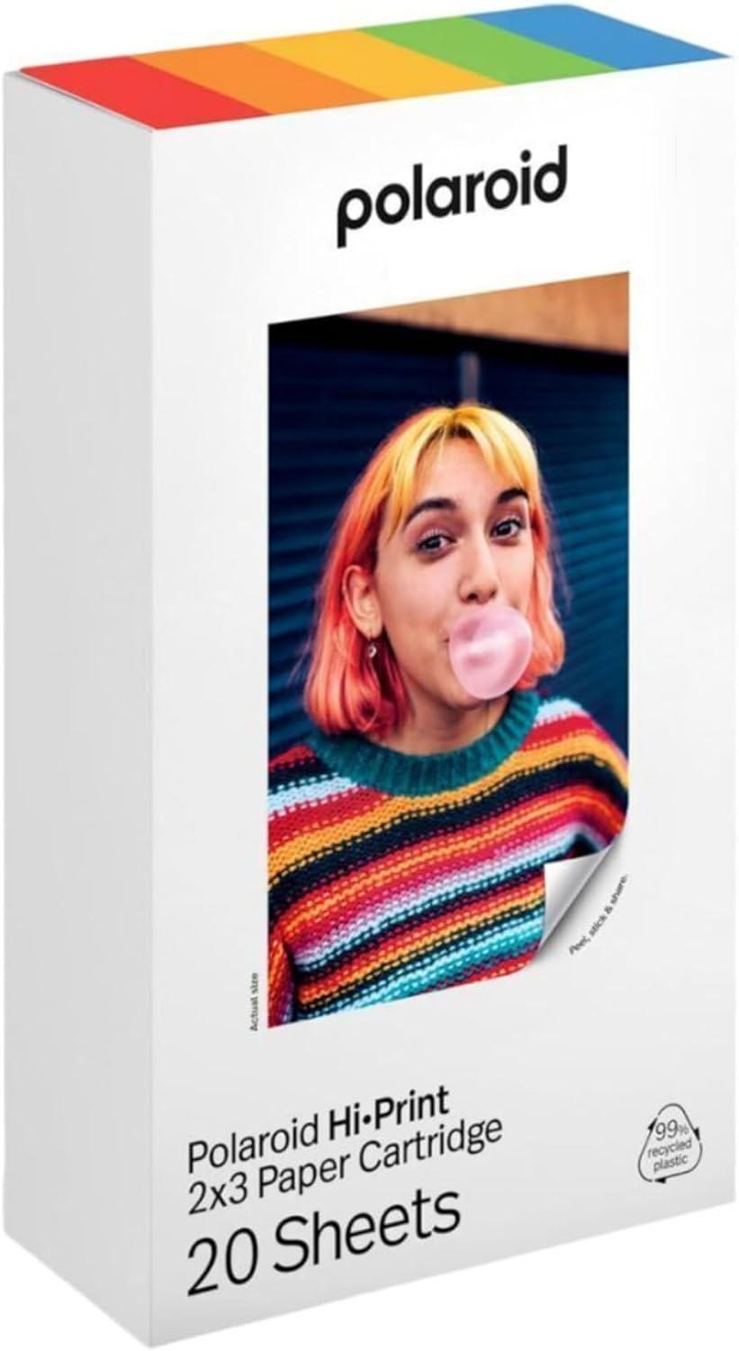 Polaroid Hi-Print Everything Box Gen 2 (Black) Bundle with Focus Camera Film Kit