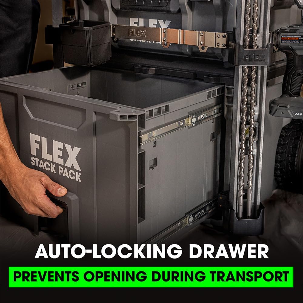 FLEX STACK PACK Storage System Rolling 1-Drawer Tool Box - FS1108