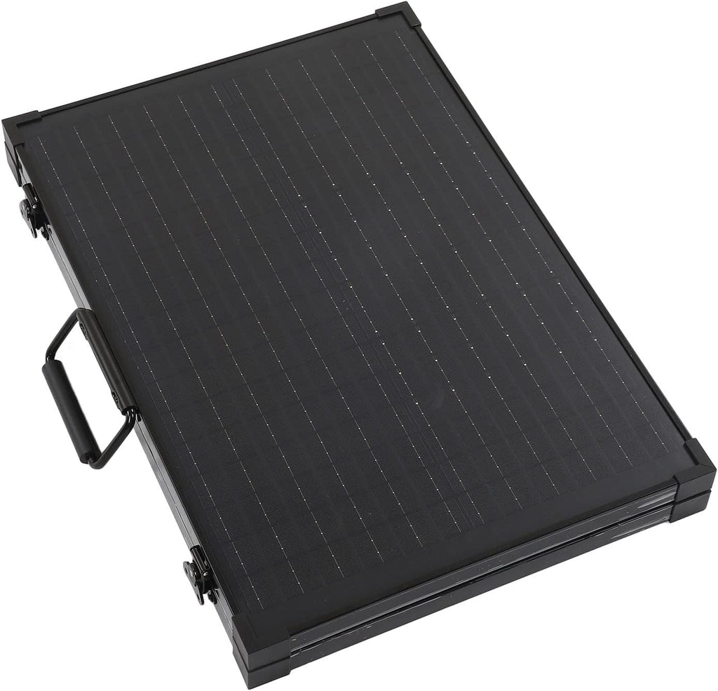 IP65 High Efficiency Foldable Solar Panel Portable Foldable Solar Generator Charger with Stand for Power Station (100W)