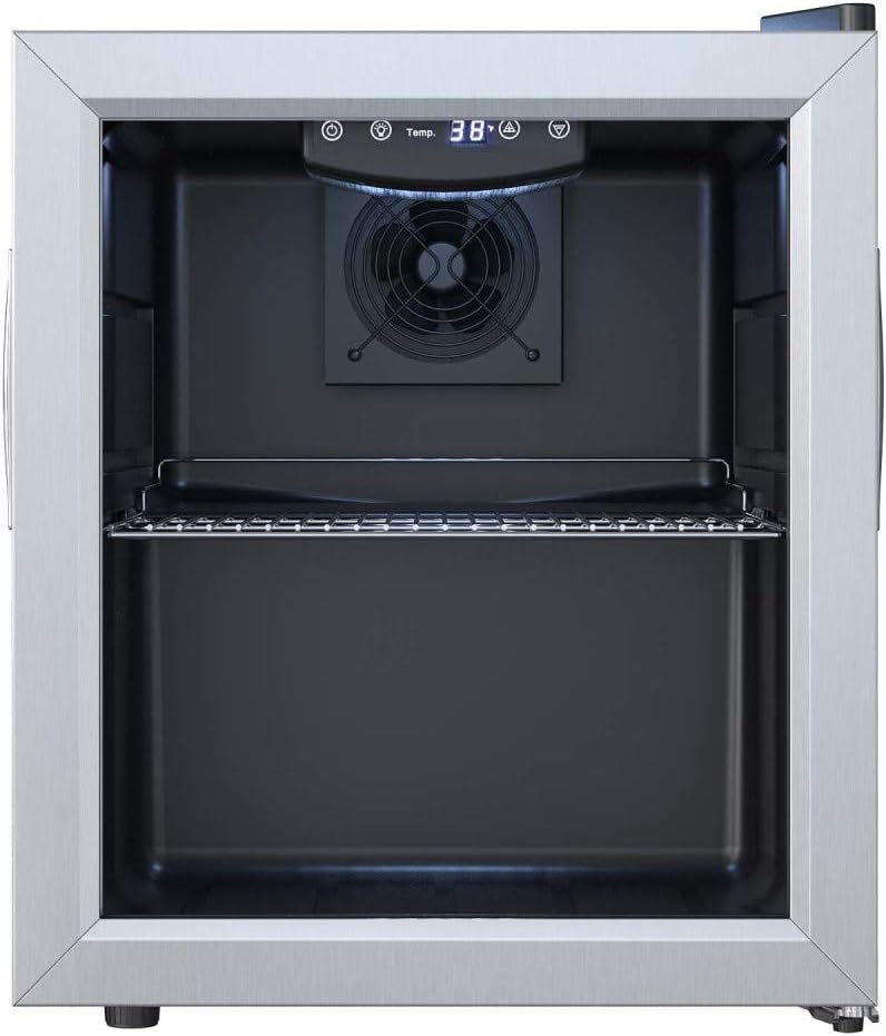 EdgeStar BWC71 18 Inch Wide 52 Can Capacity Extreme Cool Beverage Center - Stainless Steel