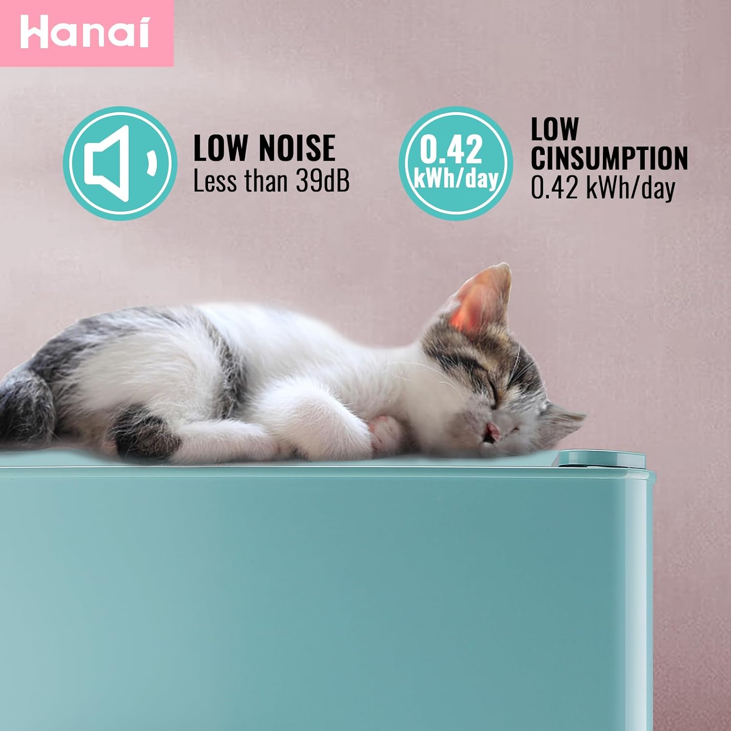 WANAI 3.5 Cu.ft Refrigerators Full-sized Fridge with Freezer Handles Blue Fridge Dual Door Classic Retro Refrigerator Removable Glass Shelves Adjustable Thermostat for Home Office Dorm RV