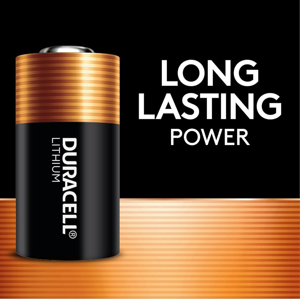 Duracell CR123A 3V Lithium Battery, 3 Volt High Power for Home Safety, Security Devices, Flashlights, Smoke Alarms, Home Automation, Pack of 12