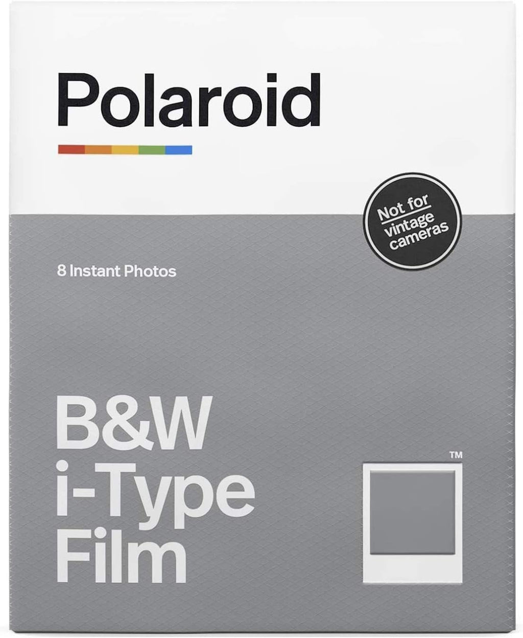 Polaroid Now 2nd Generation I-Type Instant Film Camera (Blue), Shoot and Print Bundle with Magnetic/Hanging Photo Frames and Black & White Film Instant Film (8 Exposures) (3 Items)