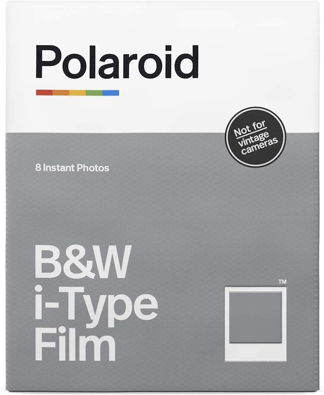 Polaroid Now 2nd Generation I-Type Instant Film Camera (Blue), Shoot and Print Bundle with Magnetic/Hanging Photo Frames and Black & White Film Instant Film (8 Exposures) (3 Items)