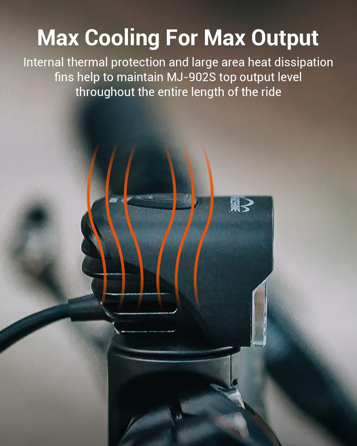 Magicshine MJ 902S 3000 Lumen MTB Front Bike Light High Performance, CREE LED IPX6 Waterproof USB Rechargeable Perfect LED Bike Light for Mountain Biking Road