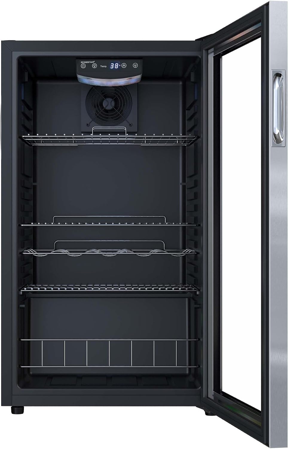 EdgeStar BWC121 19 Inch Wide 105 Can Capacity Extreme Cool Beverage Center - Stainless Steel