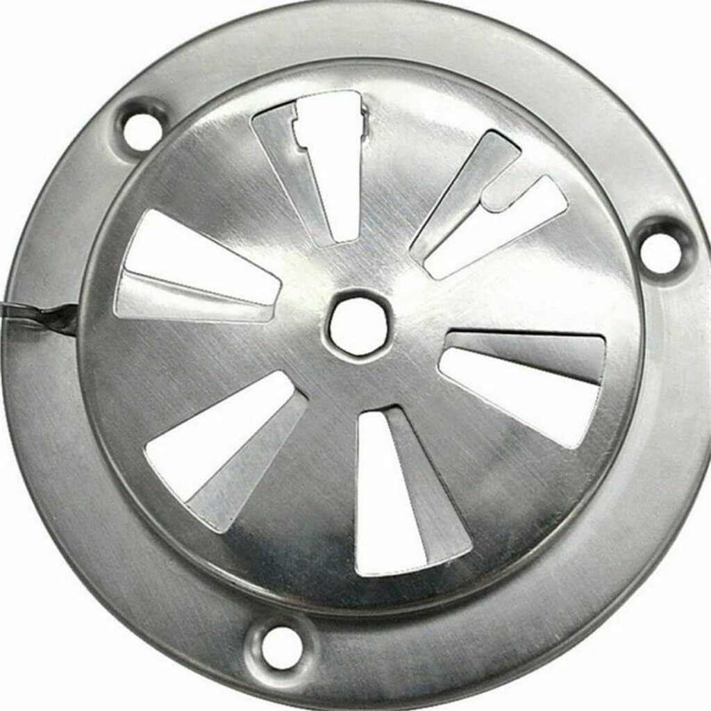Adjustable BBQ Grill Smoker Exhaust Kitchen Vent Stove Air Damper Round Home Vents Replacement Part