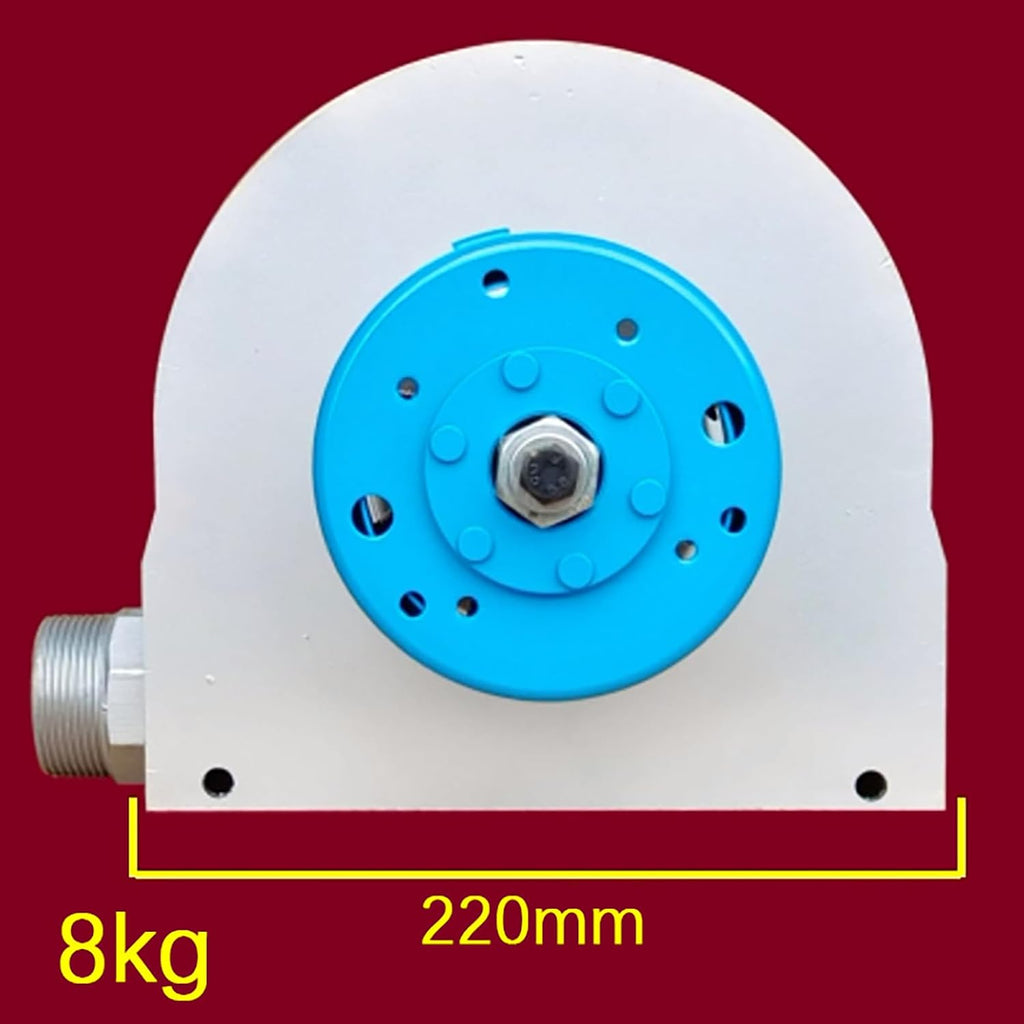 2000W Horizontal Hydroelectric Generator 220V Portable Water Turbine Generator, Aluminum Alloy Shell, High Power Hydroelectric Generator for Home Outdoor Camping,2000w,220V