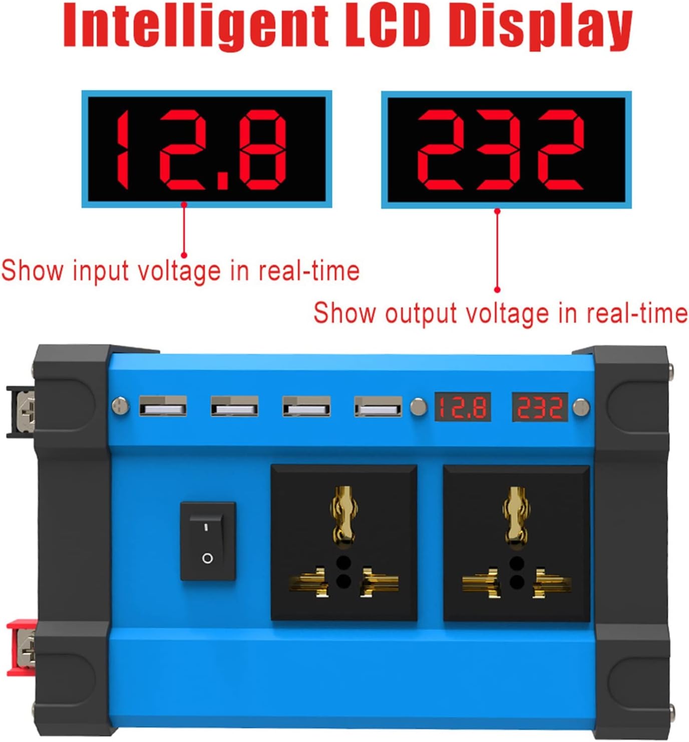 4000W Complete Solar Power System 12V To 110V/220V Solar System Combination Inverter Solar Panel Kit Home Grid System 30A Controller + 18w 18v Solar Panel(110V)