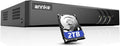 ANNKE 3K Lite 8CH Digital Video Recorder, H.265+ Hybrid 5-in-1 DVR with AI Human/Vehicle Detection, Work with 3K/5MP/4MP/2MP TVI/AHD/CVI/CVBS Cameras for Home Business Surveillance, 2TB HDD Included