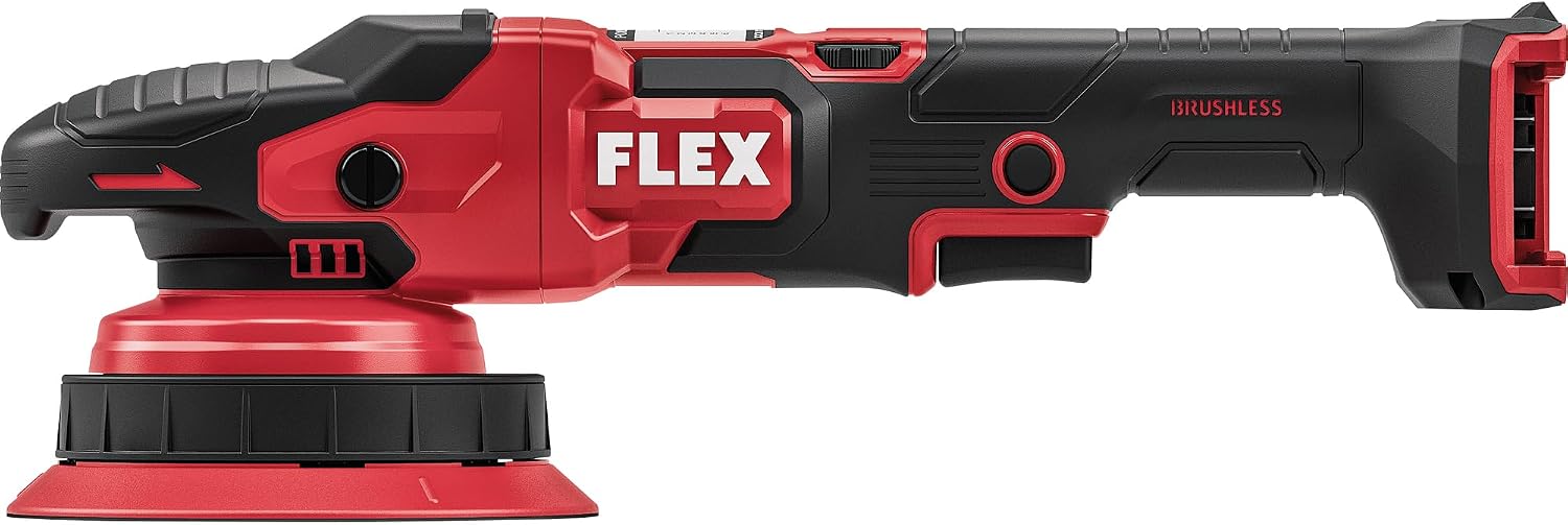 Flex Cordless Rotary Polisher 18 V PE 150 18-EC C (with Gas Switch, Easy Speed Adjustment, Ergonomic) 532508