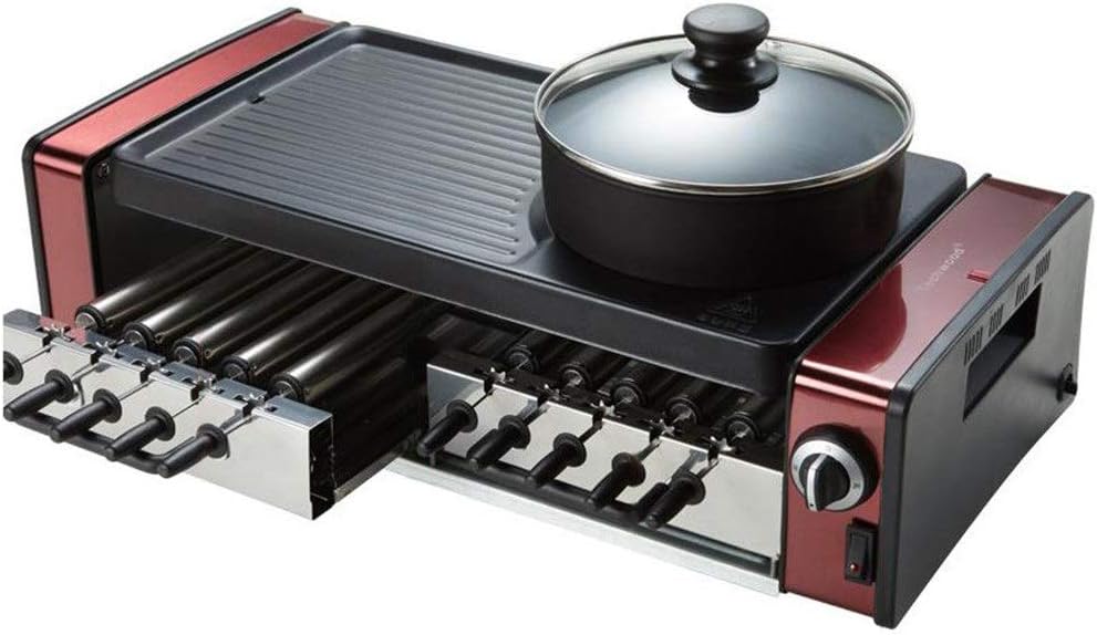 Household Electric Barbecue Machine Multifunctional Korean Style Smokeless BBQ Grill Hot Pot & BBQ Integrated Machine