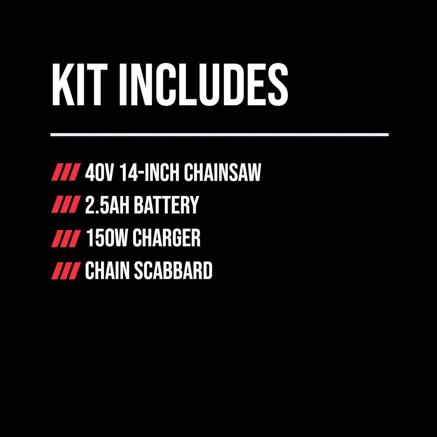 SKIL PWR CORE 40 Brushless 40V 14' Lightweight Chainsaw Kit with Tool-free Chain Tension & Auto Lubrication, Includes 2.5Ah Battery and Auto PWR Jump Charger - CS4555-10