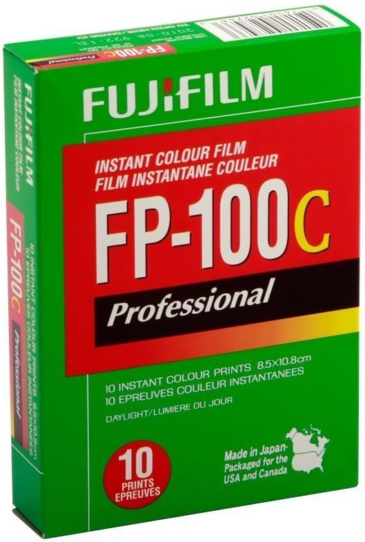 FUJIFILM FP-100C 3.25 X 4.25 Inches Professional Instant Color Film
