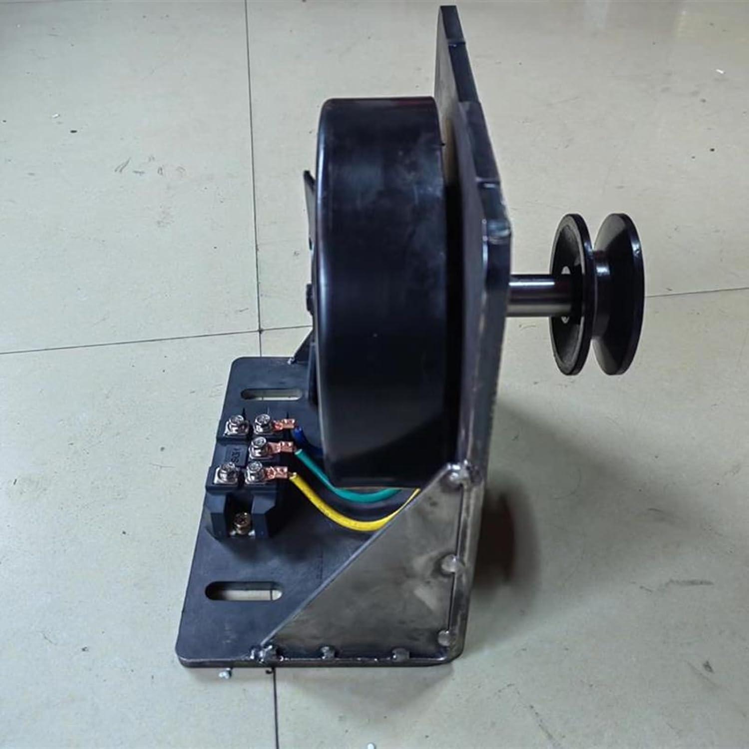 2000W 24/36/48/60/72/220V 3-Phase Brushless Permanent-Magnet Generator, Pure Copper Wire Multi-Voltage Generator With B-Pulley For Wind, Hydro, Battery Charging & Lighting(36V)