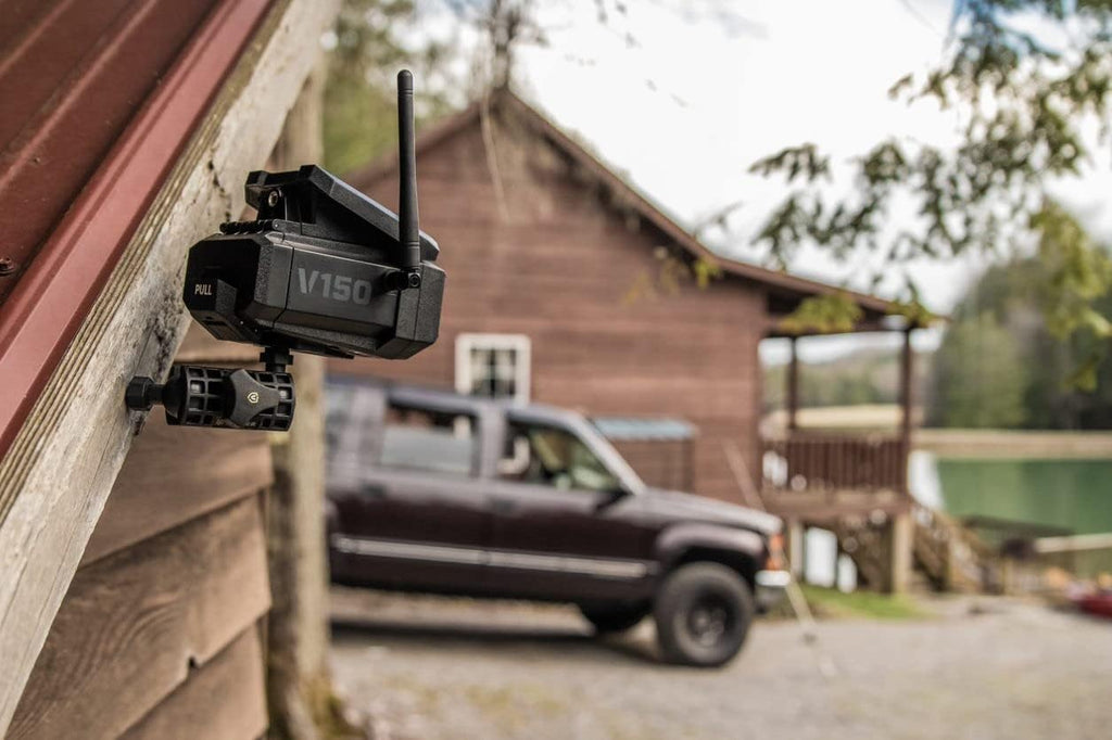 Vosker V150 Solar-Powered LTE Cellular Home Security Outdoor Camera | Motion Activated Sensor Nightvision Wireless Camera | Receive Photos on Your Mobile App (V150-US-MSD32GB)