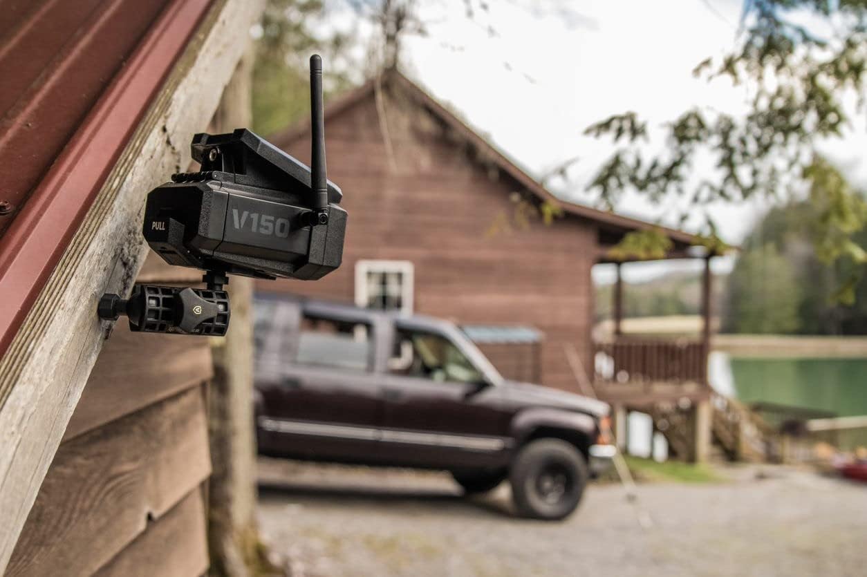 Vosker V150 Solar-Powered LTE Cellular Home Security Outdoor Camera | Motion Activated Sensor Nightvision Wireless Camera | Receive Photos on Your Mobile App (V150-US-MSD32GB)