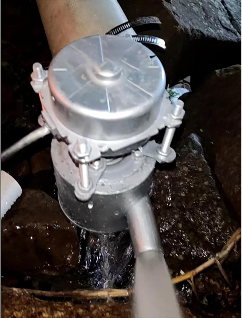 1000W 220V Horizontal Hydroelectric Generator 1KW Hydro Generator, Household Hydroelectric Generators with 63mm Inlet Fitting, Portable Water Turbine Generator for Outdoor Lighting,1000w,220V