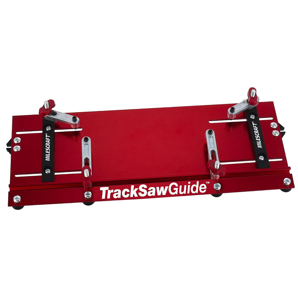 Milescraft 1409 Track Saw Guide - Universal for 7-1/4' Circular Saws, 50' Cutting Range, 2' Depth, Aluminum
